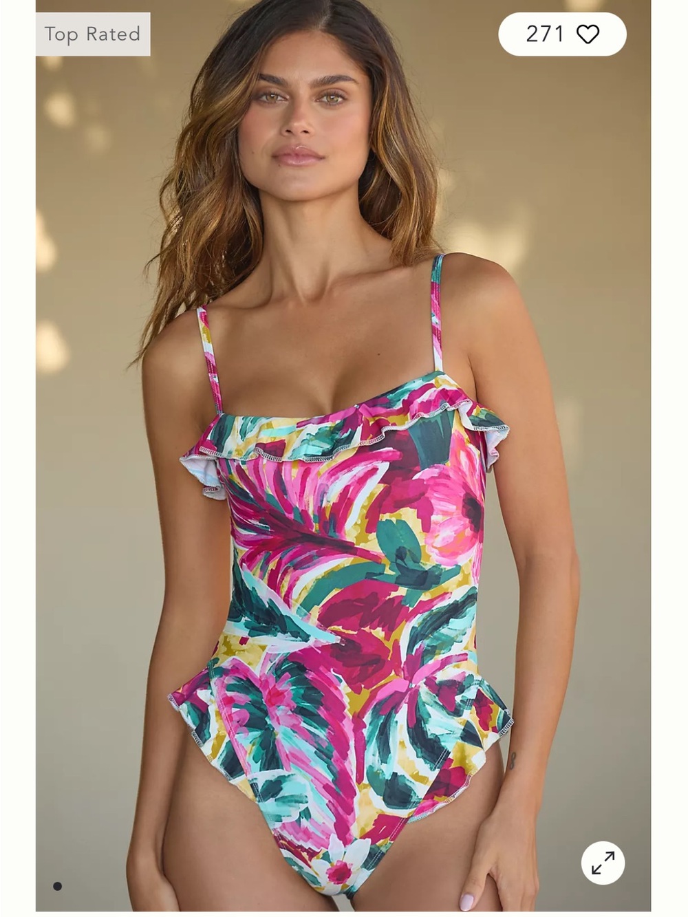 Montce Jacelyn ruffle one-piece swimsuit